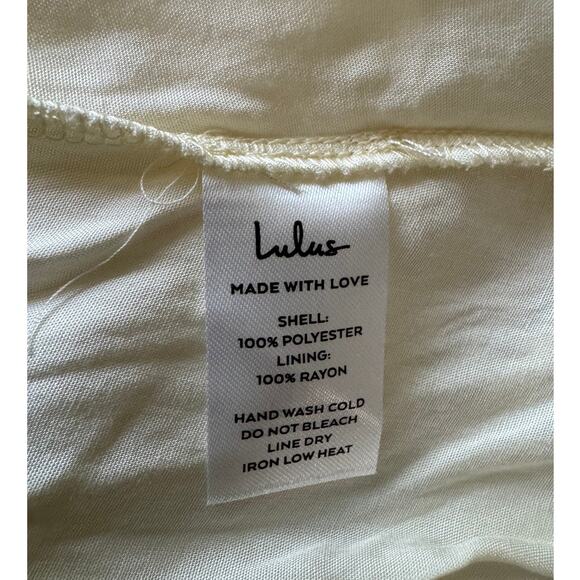 Lulu's Cream Drop Waist Dress - Picture 12 of 13